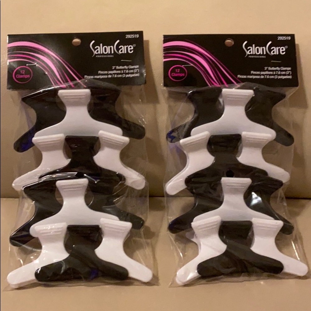 Salon care professional 3” Butterfly Clamps 1 pack